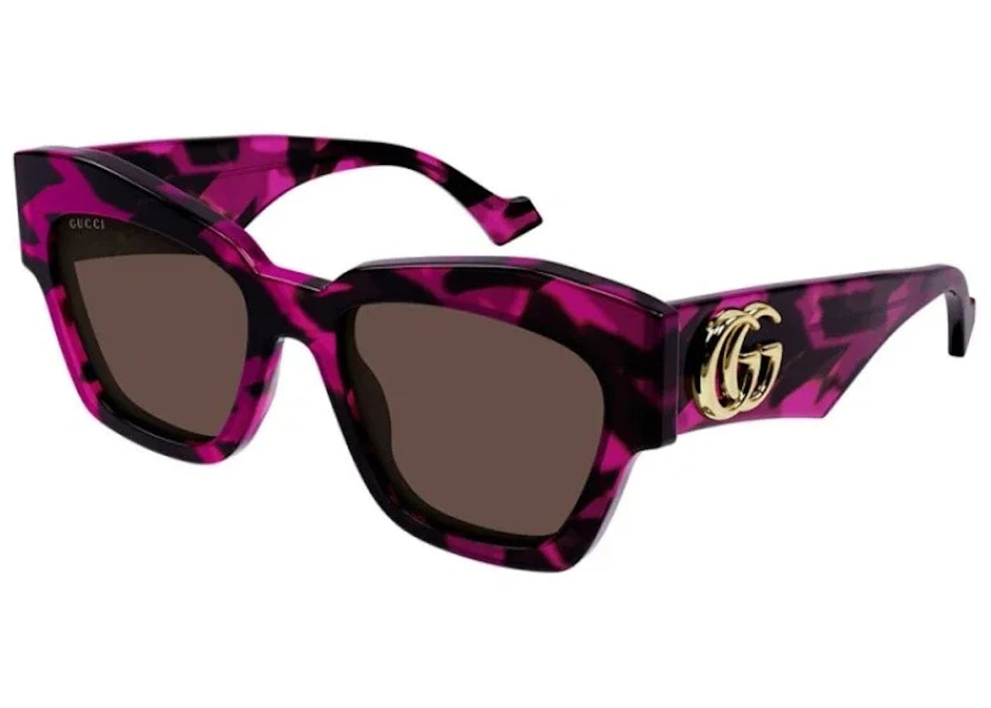 Gucci Cat Eye Sunglasses Havana Pink Gg1422S - 005