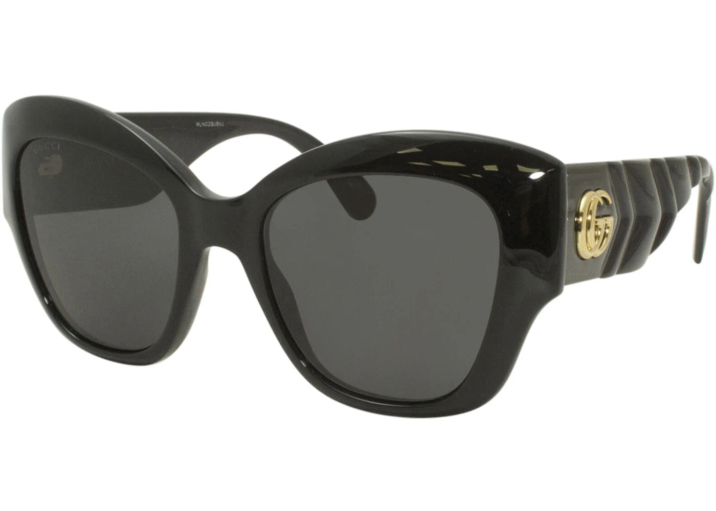 Gucci Oversized Sunglasses Black Gg0808S - 001 - Fr