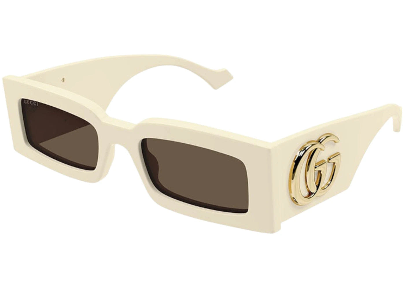Gucci Rectangle Sunglasses Ivory Gg1425S 004
