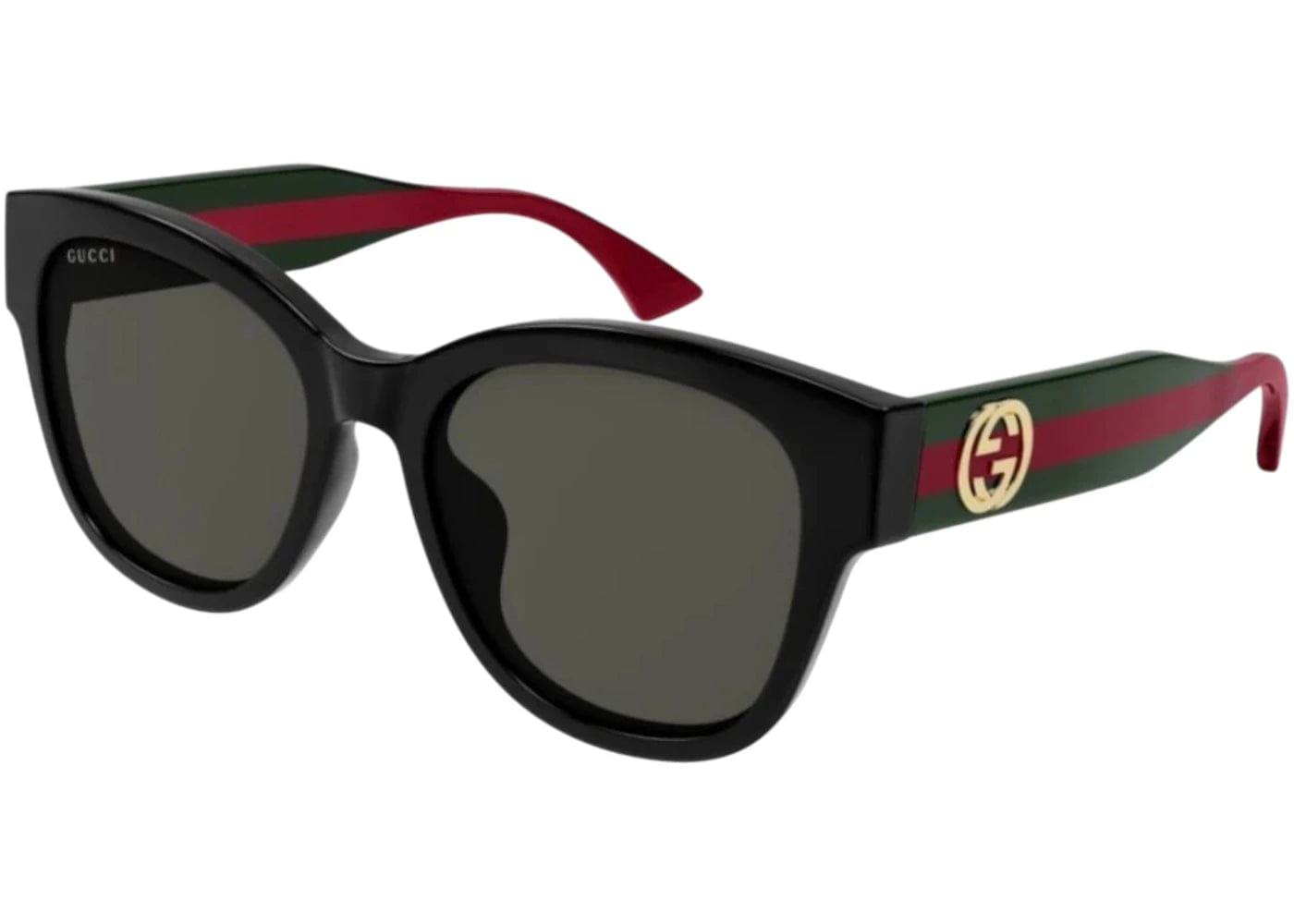 Gucci Round Sunglasses Black Gray Gg1866Sk - 001
