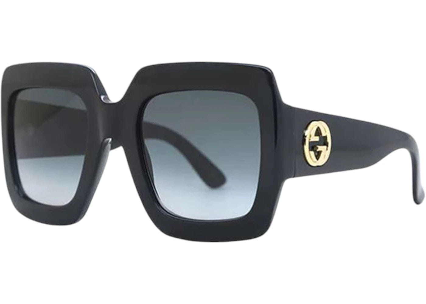 Gucci Square Sunglasses Black Gg0053Sn 001