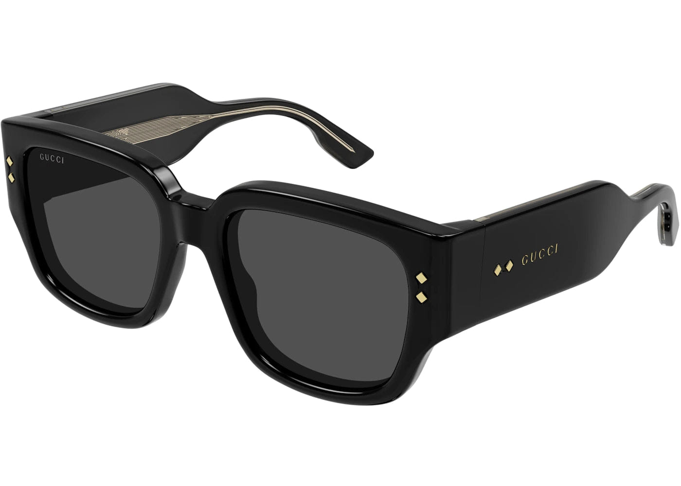 Gucci Square Sunglasses Black Gg1261S - 001 - 54