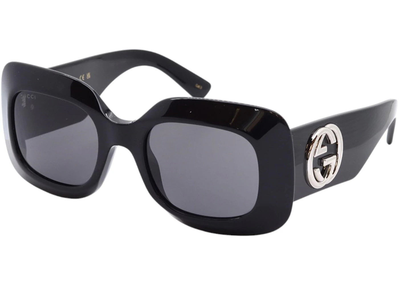 Gucci Square Sunglasses Black Grey Gg1695S - 001 - 51