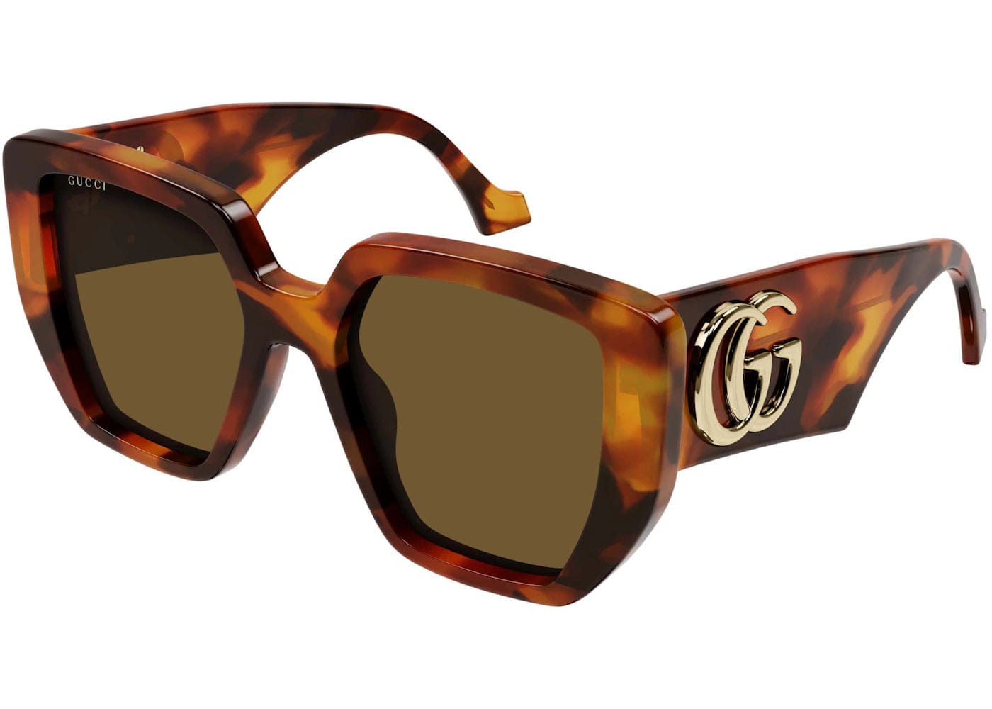 Gucci Square Sunglasses Tortise Gg0956S - 007 - Fr