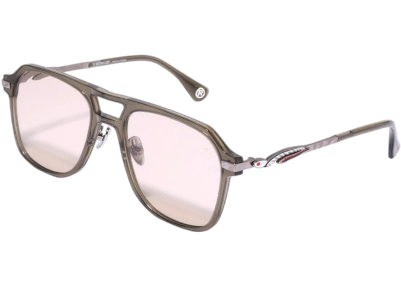 BAPE Shark Vi Sunglasses Olivedrab