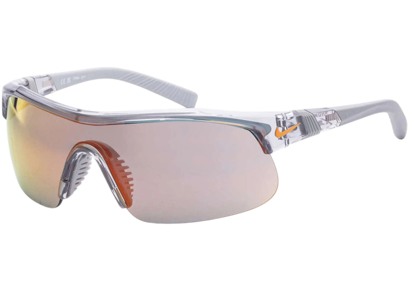 Nike Show X1 Sunglasses Wolf Grey/Orange Flash