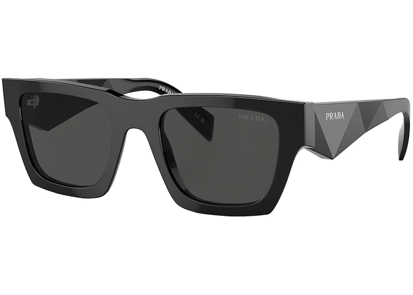 Prada Square Sunglasses Black Pr_A06S_16K08Z_50Mm