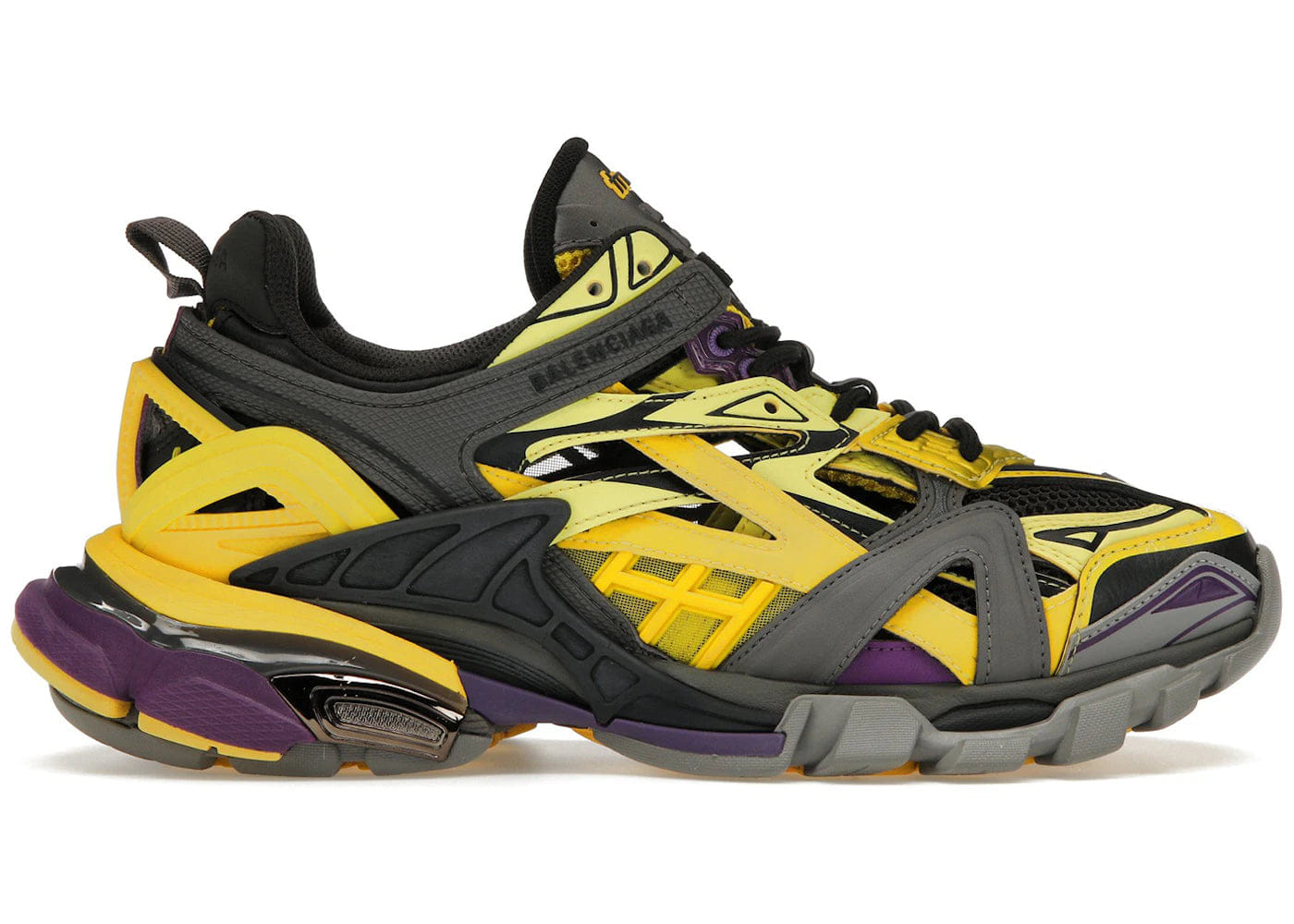 Balenciaga Track.2 Yellow Purple Womens