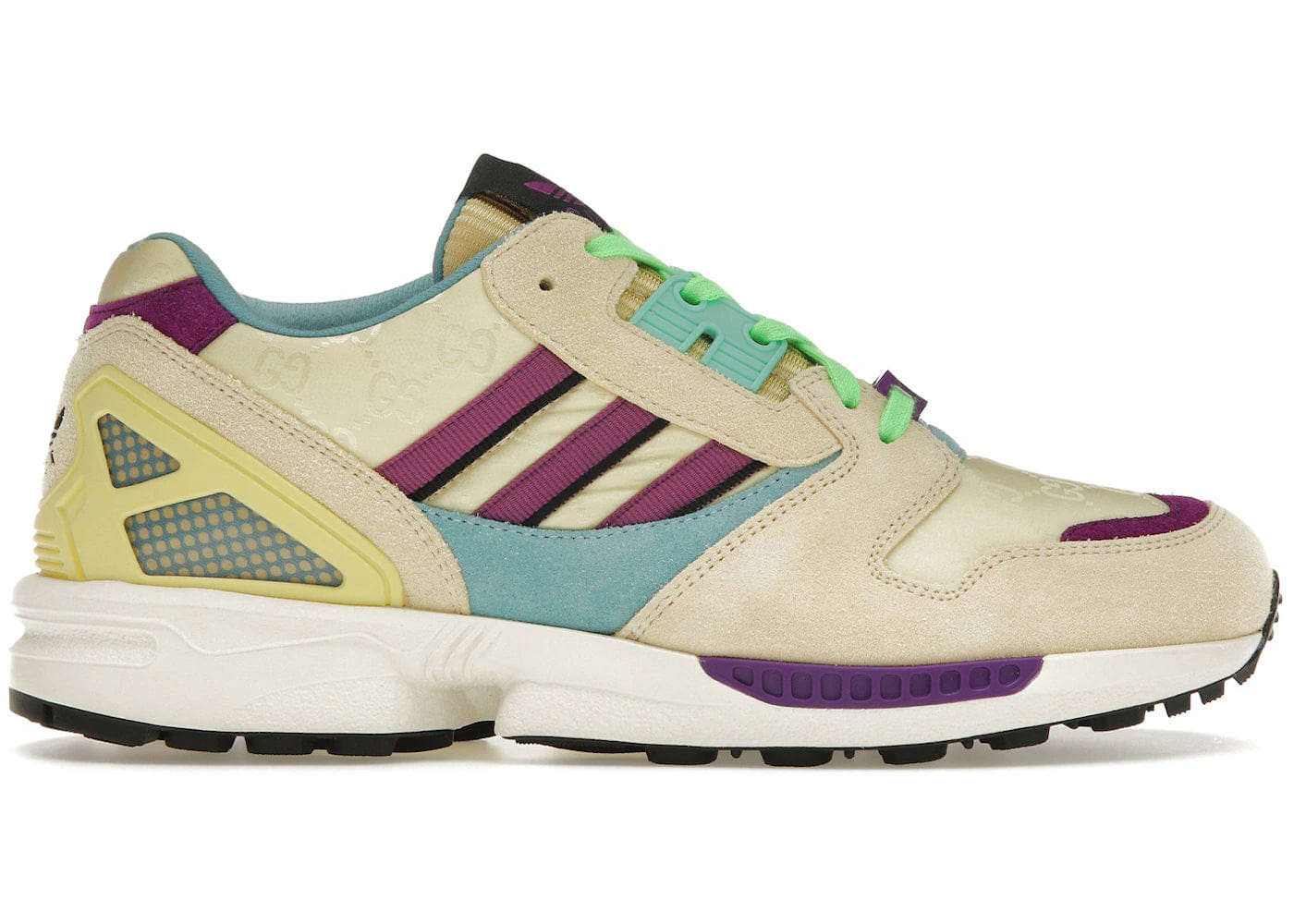 Adidas X Gucci Zx 8000 Beige Gg Monogram Womens
