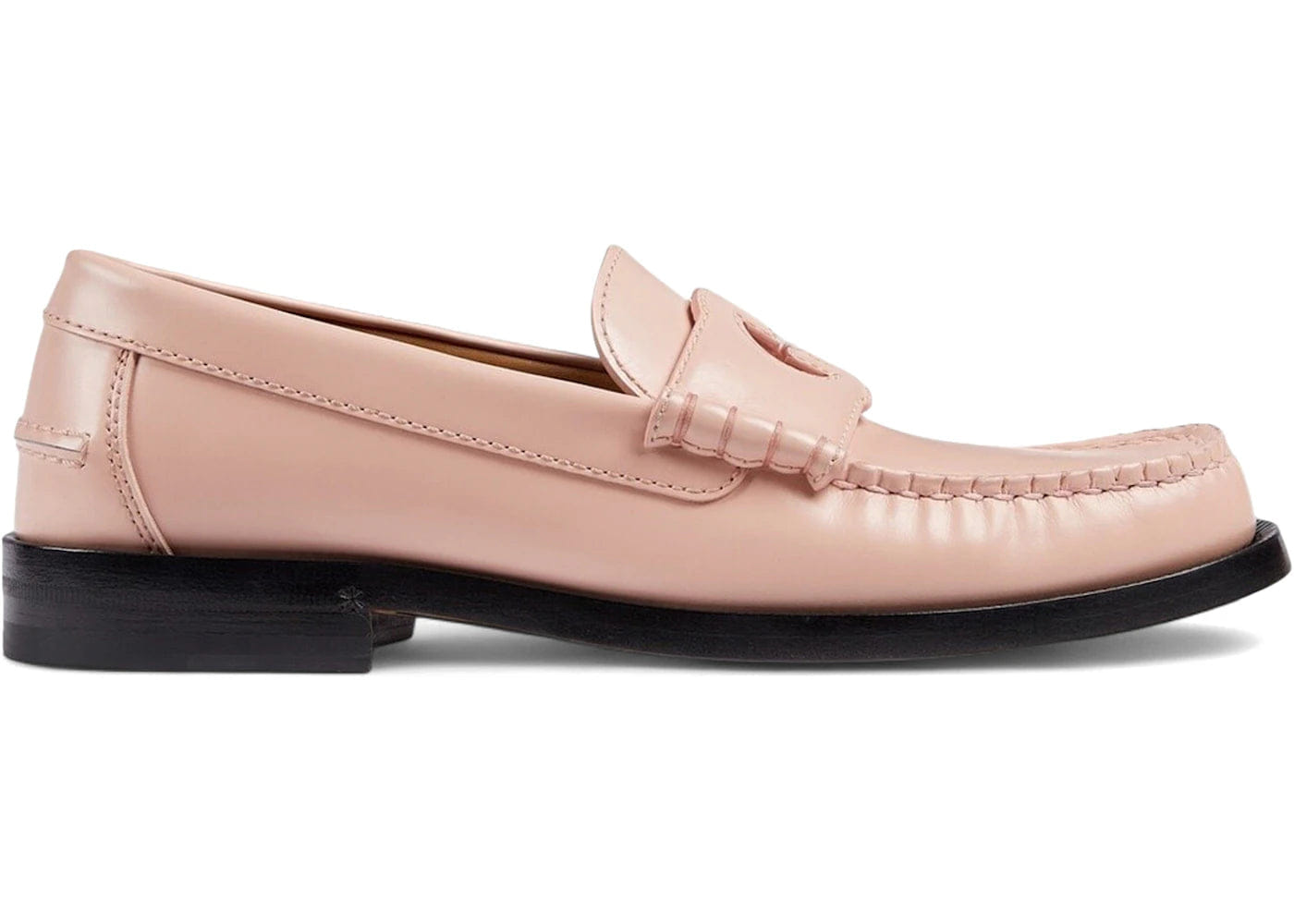 Gucci Interlocking G Loafers Pink Womens