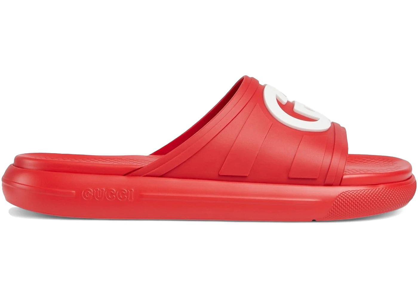 Gucci Interlocking G Slide Maple Red