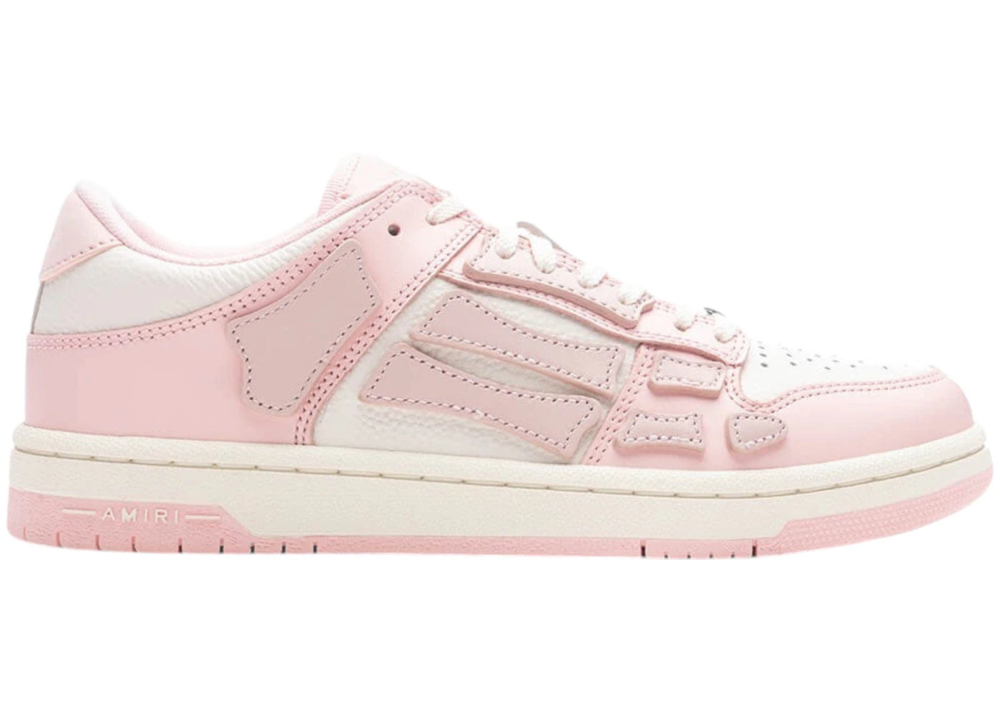 Amiri Skel Top Low Pink White Womens