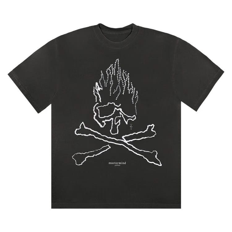 Cactus Jack by Travis Scott For Mastermind Skull T-Shirt Black