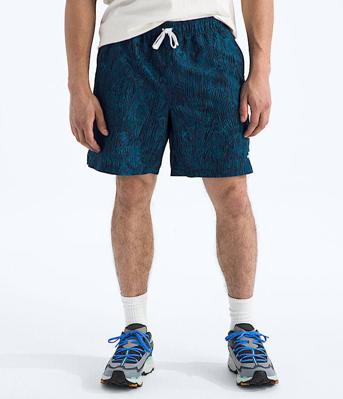 The North Face Men Action Shorts 2.0Print Summit Navy Regenerative Ink Print