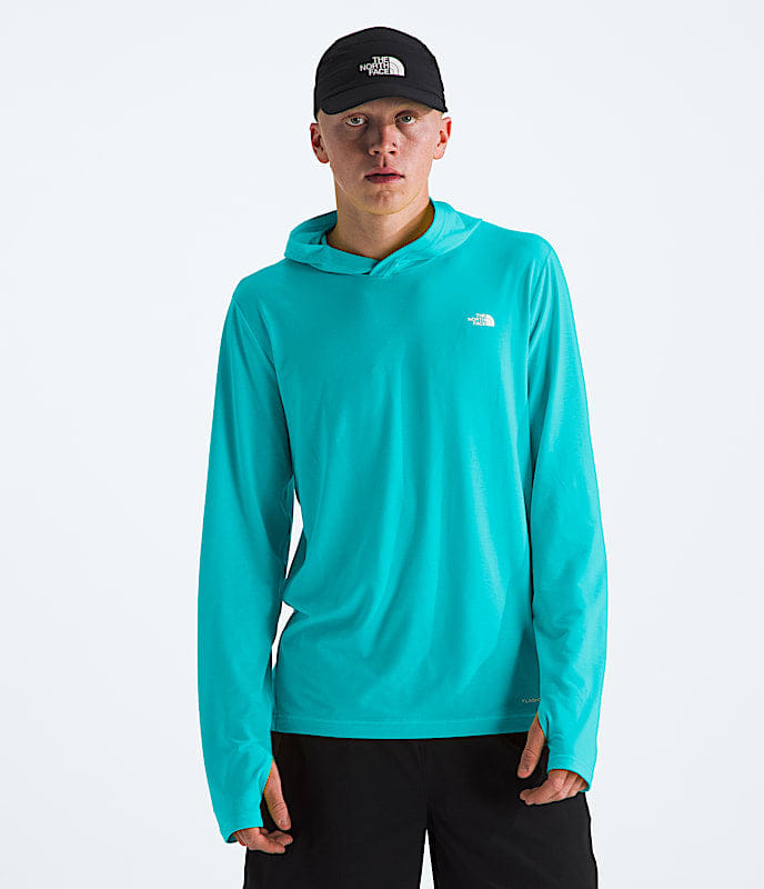 The North Face Men Adventure Sun Hoodie Galactic Blue Slate Moss White Dune