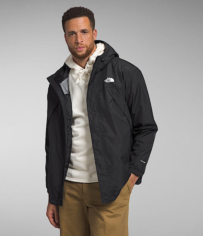 The North Face Men Big Antora Jacket TNF Black New Taupe Green/TNF Black