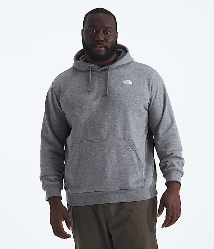 The North Face Men Big Evolution Simple Dome Hoodie TNF Mid Grey Heather TNF Black