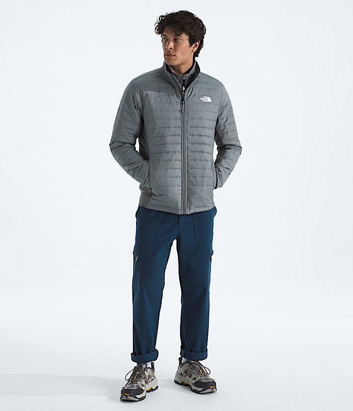 The North Face Men Canyonlands Hybrid Jacket TNF Medium Grey Heather Summit Navy TNF Black