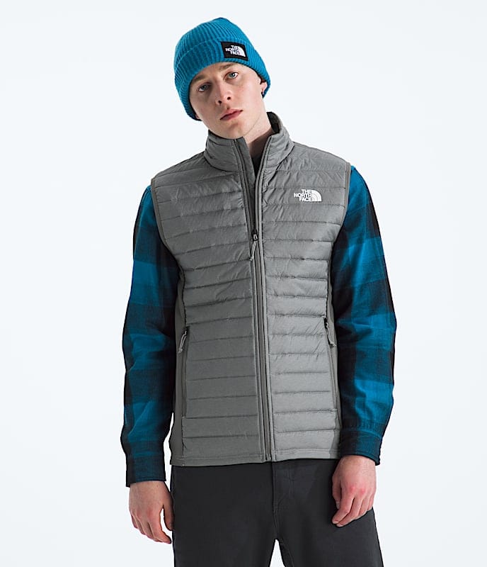 The North Face Men Canyonlands Hybrid Vest TNF Medium Grey Heather TNF Black