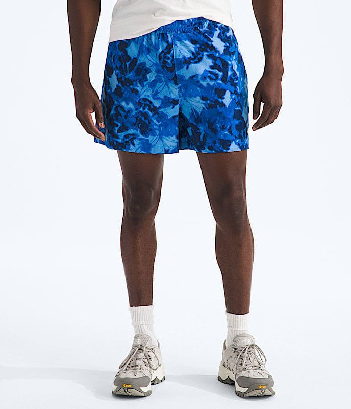 The North Face Men Class V Pathfinder Pull - On Shorts5'' Hero Blue Lux Print