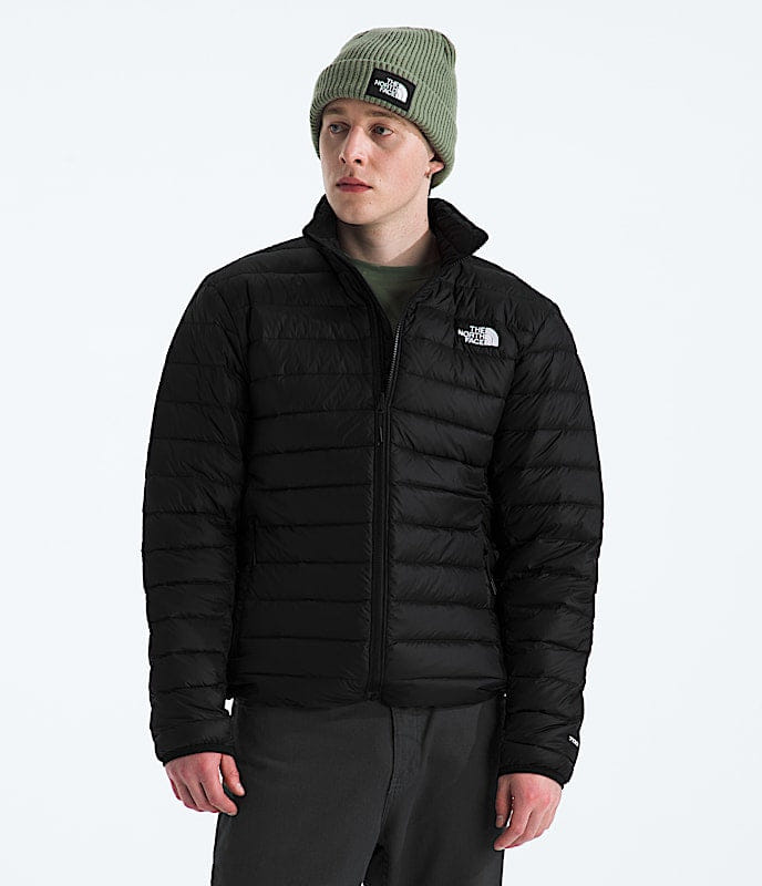 The North Face Men Classic Down Jacket Mushroom Grey TNF Black Smoked Pearl