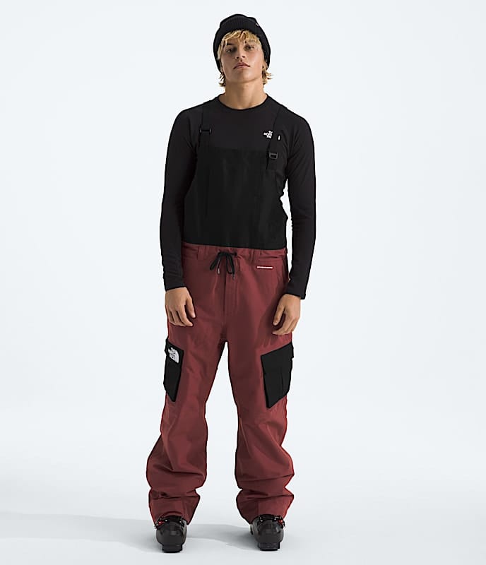 The North Face Men Dragline Bibs Sumac/TNF Black Alpine Plum