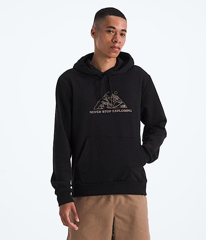 The North Face Men Evolution TNF MTN HoodieGraphic TNF Mid Grey Heather Sumac TNF Black