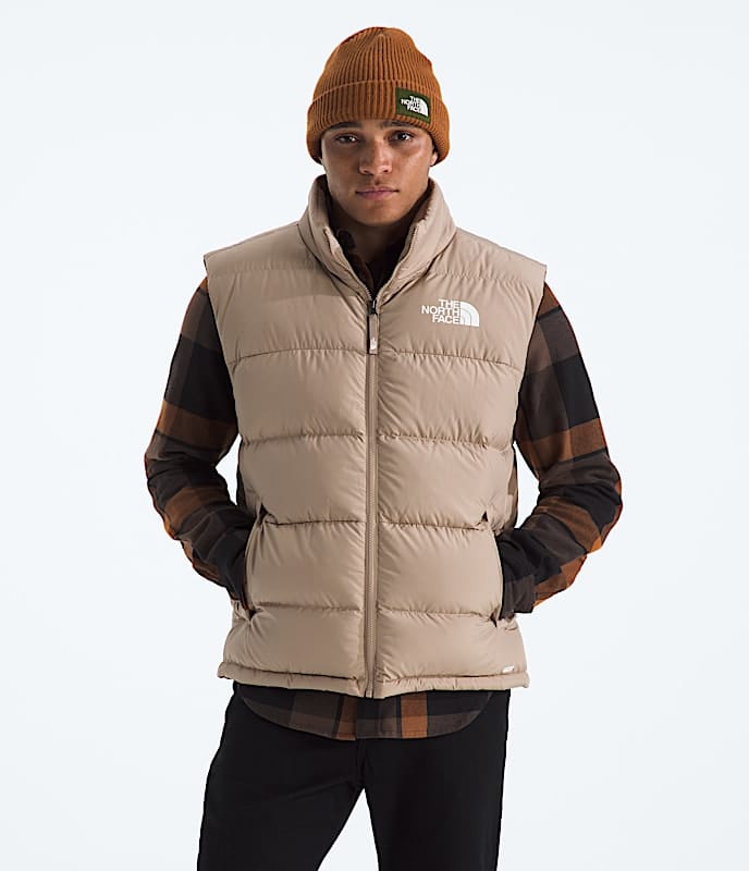 The North Face Men Frost Fall Vest Mushroom Grey