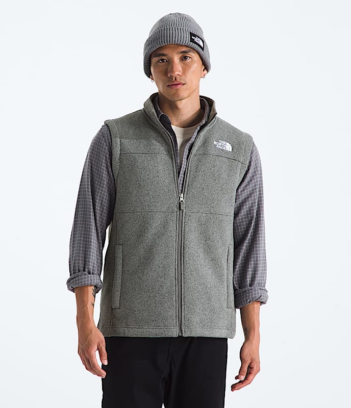 The North Face Men Gordon Lyons Vest TNF Black Heather TNF Medium Grey Heather