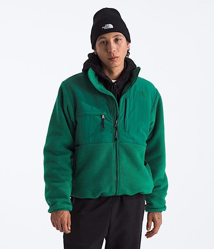 The North Face Men Retro Denali DTM Jacket TNF Blue White Dune Evergreen