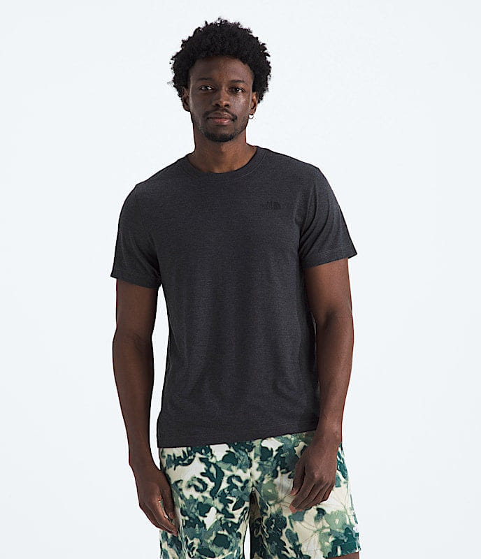 The North Face Men Short - Sleeve Tri - Blend T-Shirt TNF Dark Grey Heather TNF Light Grey Heather