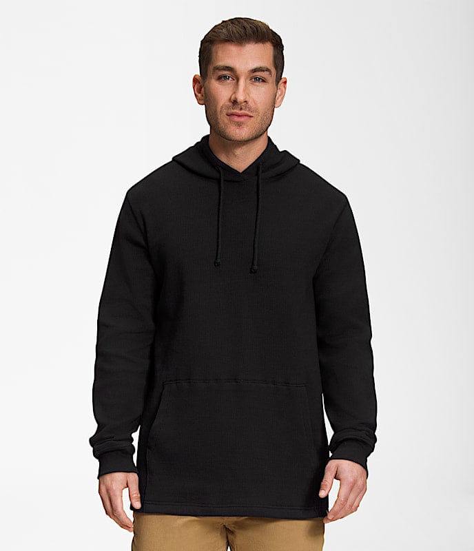 The North Face Men Waffle Hoodie Summit Navy TNF Black