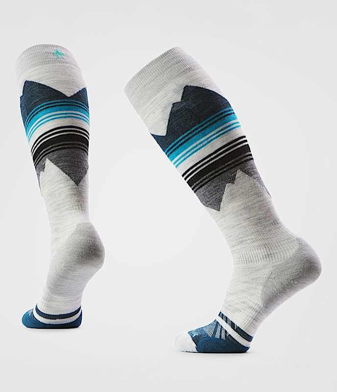 The North Face Women's Ski Targeted Cushion Pattern OTC Socks ASH