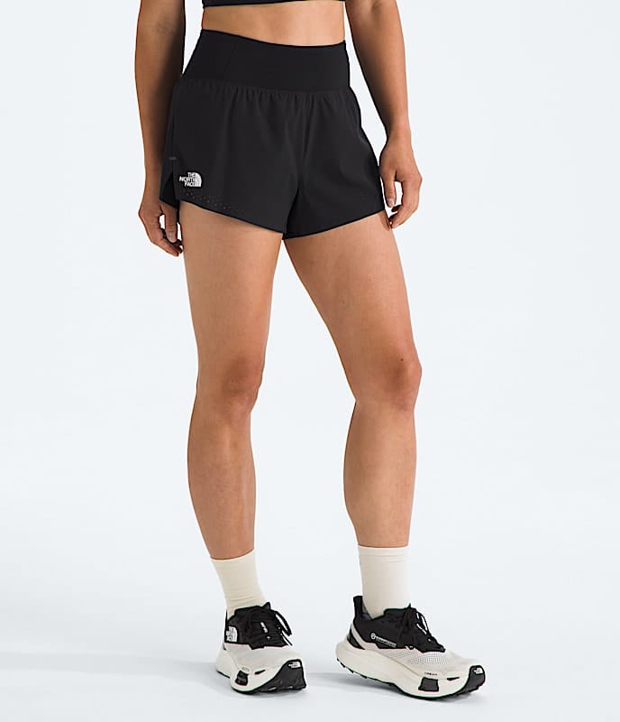 The North Face Women Summit Series Pacesetter 3'' Shorts Galactic Blue/Deep Teal TNF Black