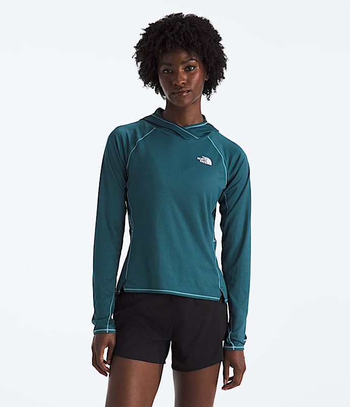 The North Face Women Sunriser Hoodie White Dune Space