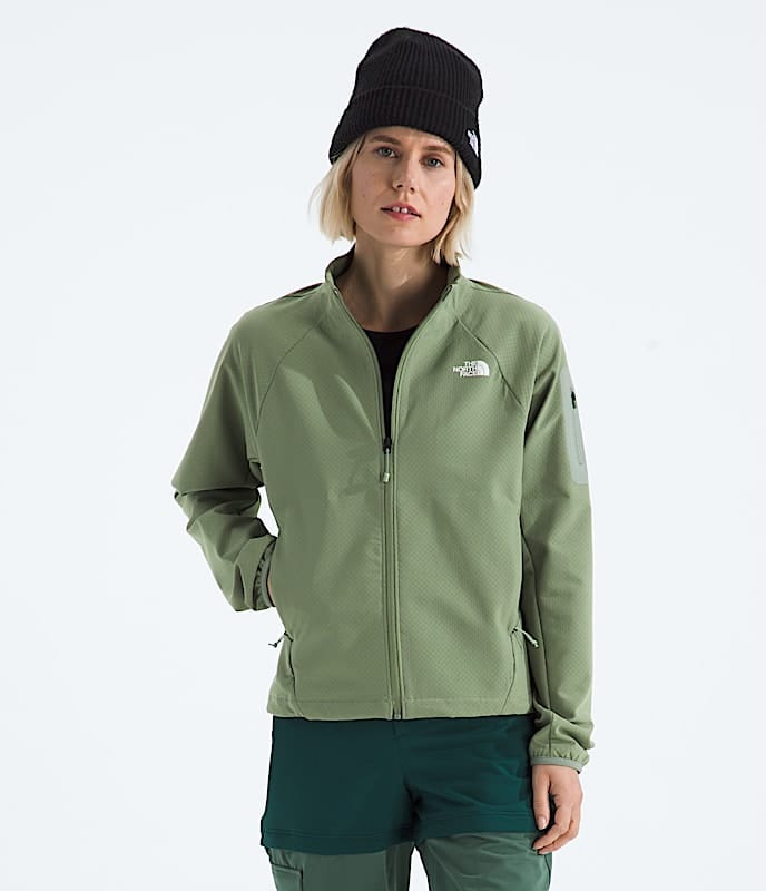 The North Face Women Tek Approach Jacket TNF Black Twilight Galaxy Bark Mist/Slate Moss