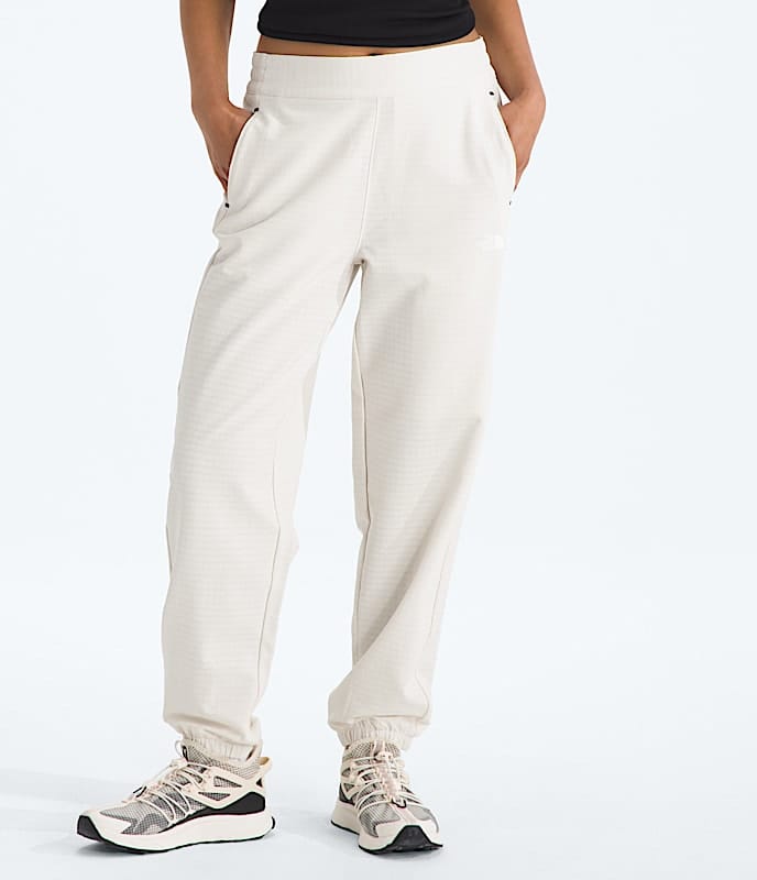 The North Face Women Tekware Pants Space White Dune TNF Black