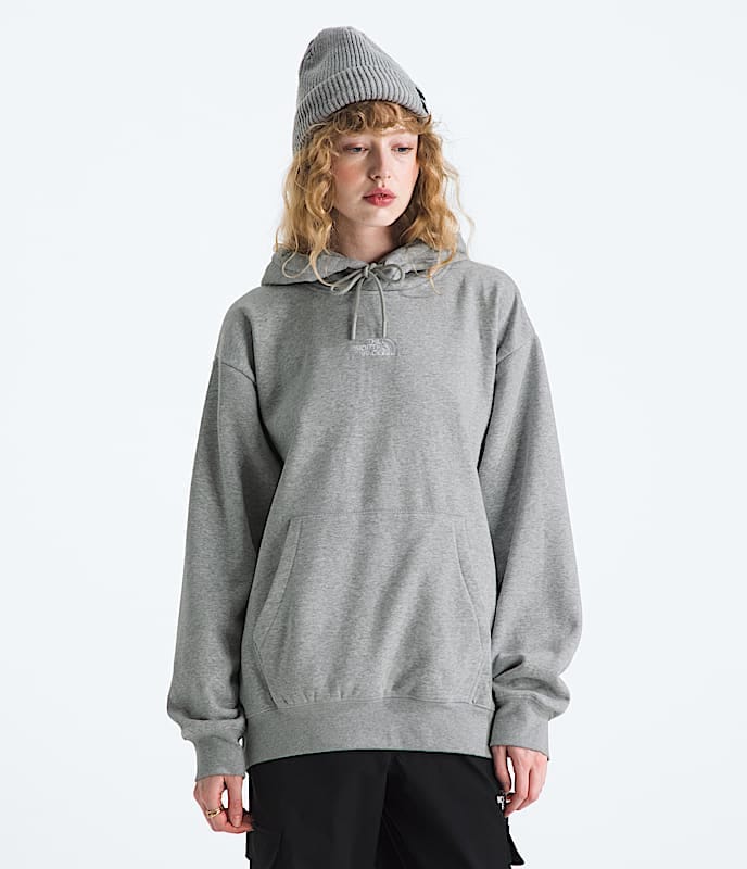 The North Face Women Essential Oversize Hoodie TNF Light Grey Heather Space