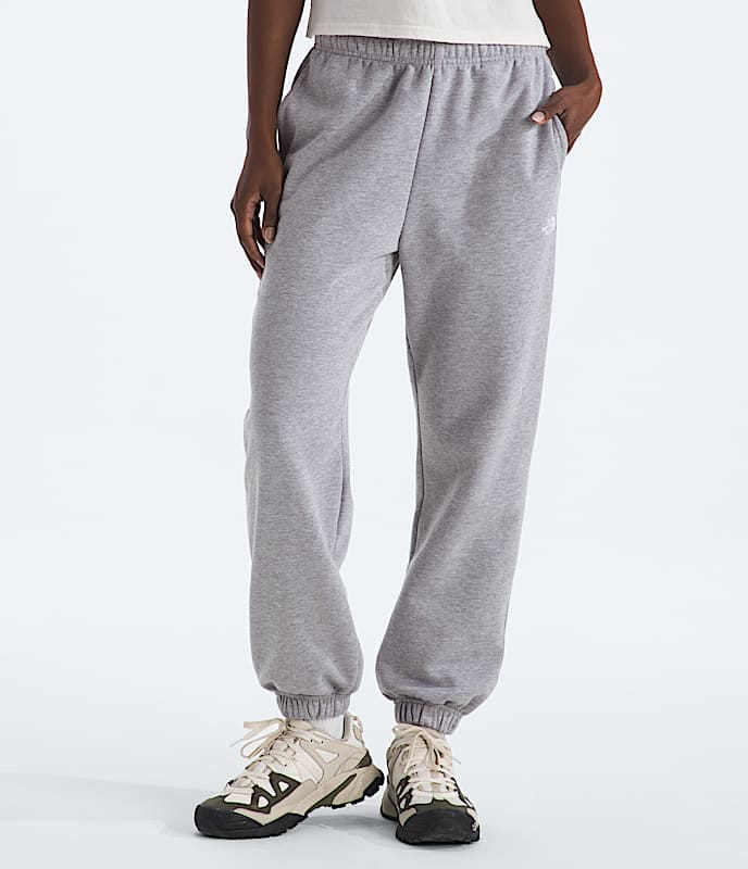 The North Face Women Evolution Simple Dome Regular Pants TNF Pale Grey Heather White Dune TNF Black