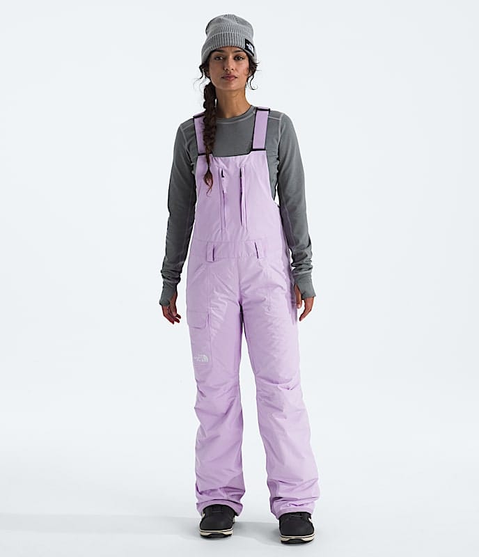 The North Face Women Freedom Insulated Bibs Sumac Summit Navy Lite Lilac