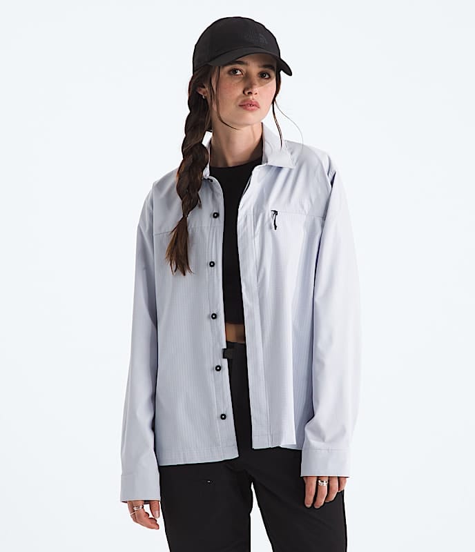 The North Face Women Long - Sleeve LIGHTRANGE Shirt Mystic Haze
