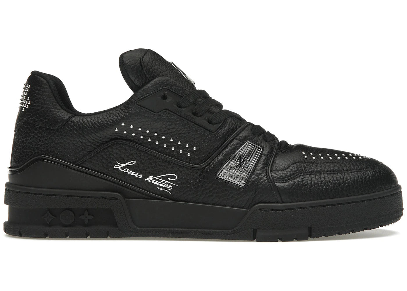 Louis Vuitton Lv Trainer Black Calf Leather