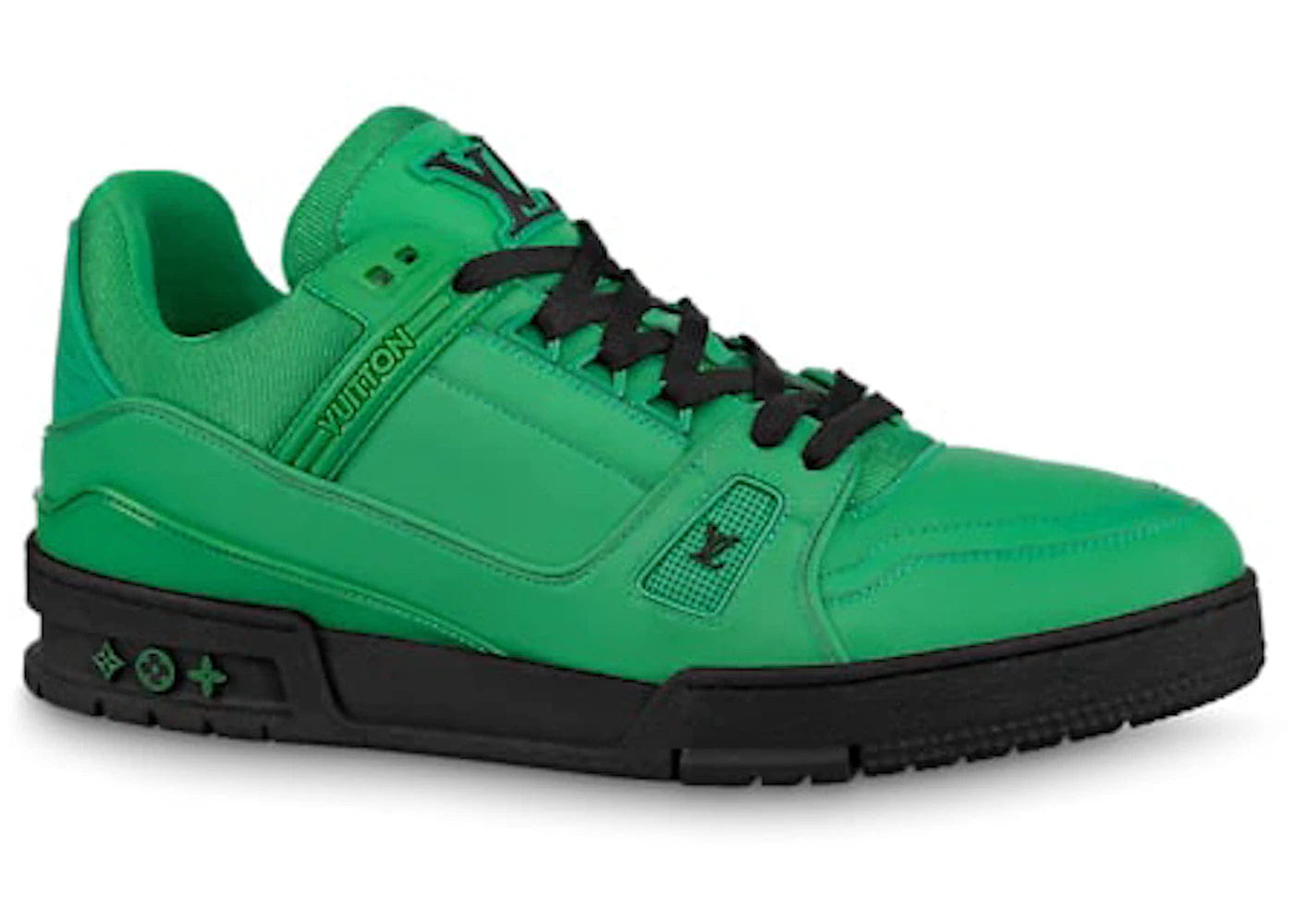 Louis Vuitton Lv Trainer Green Black