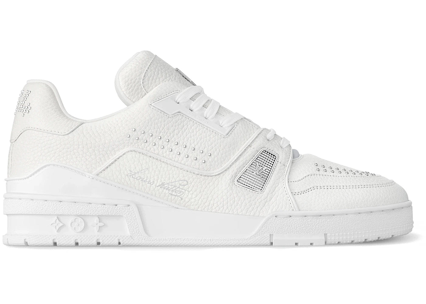 Louis Vuitton Lv Trainer White Calf Leather