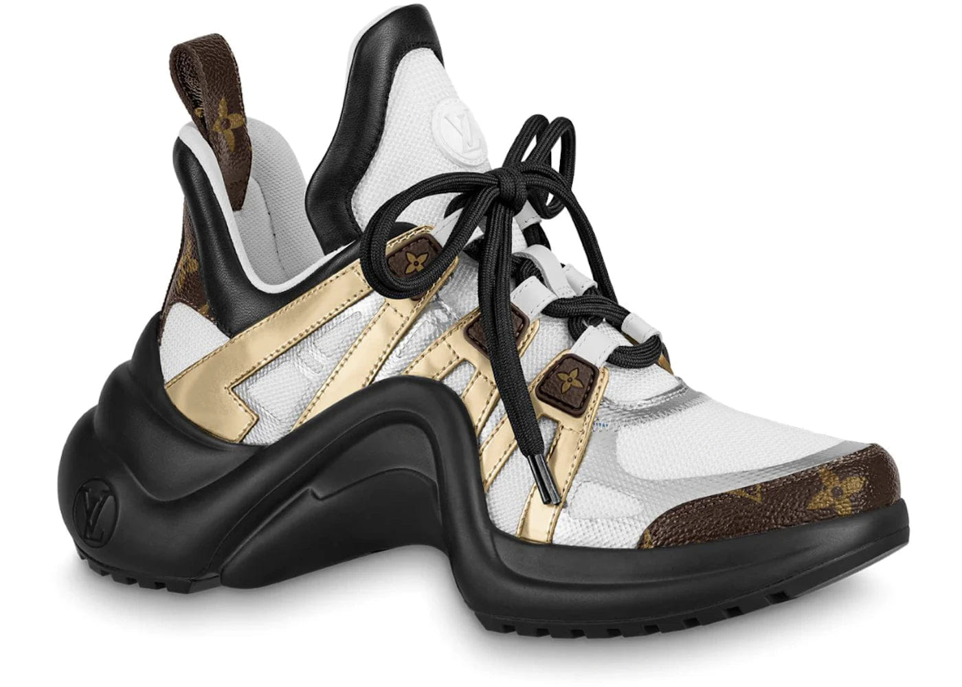 Louis Vuitton Lvxlol Arclight Trainer Gold Womens