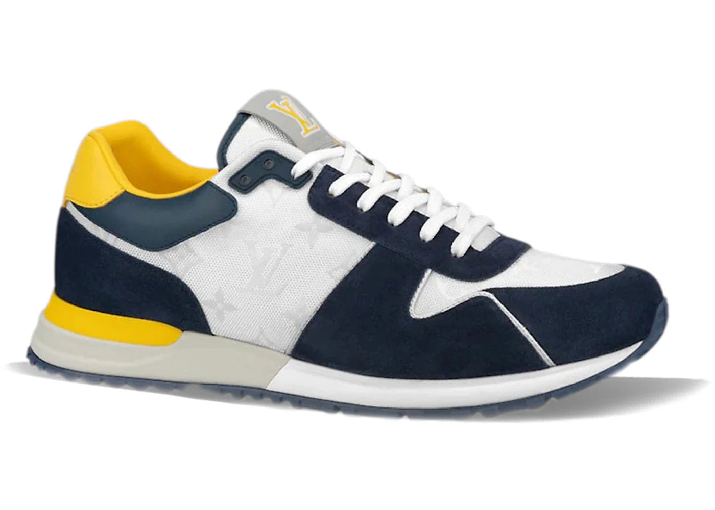 Louis Vuitton Run Away Trainers Blue Yellow White