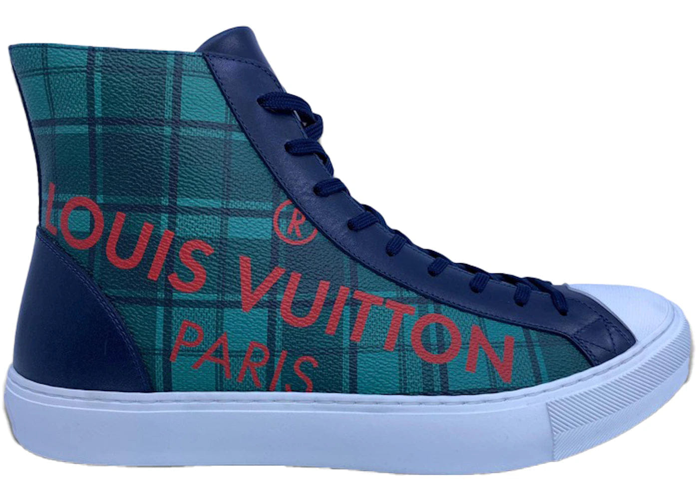 Louis Vuitton Tattoo High Top Damier Tartan