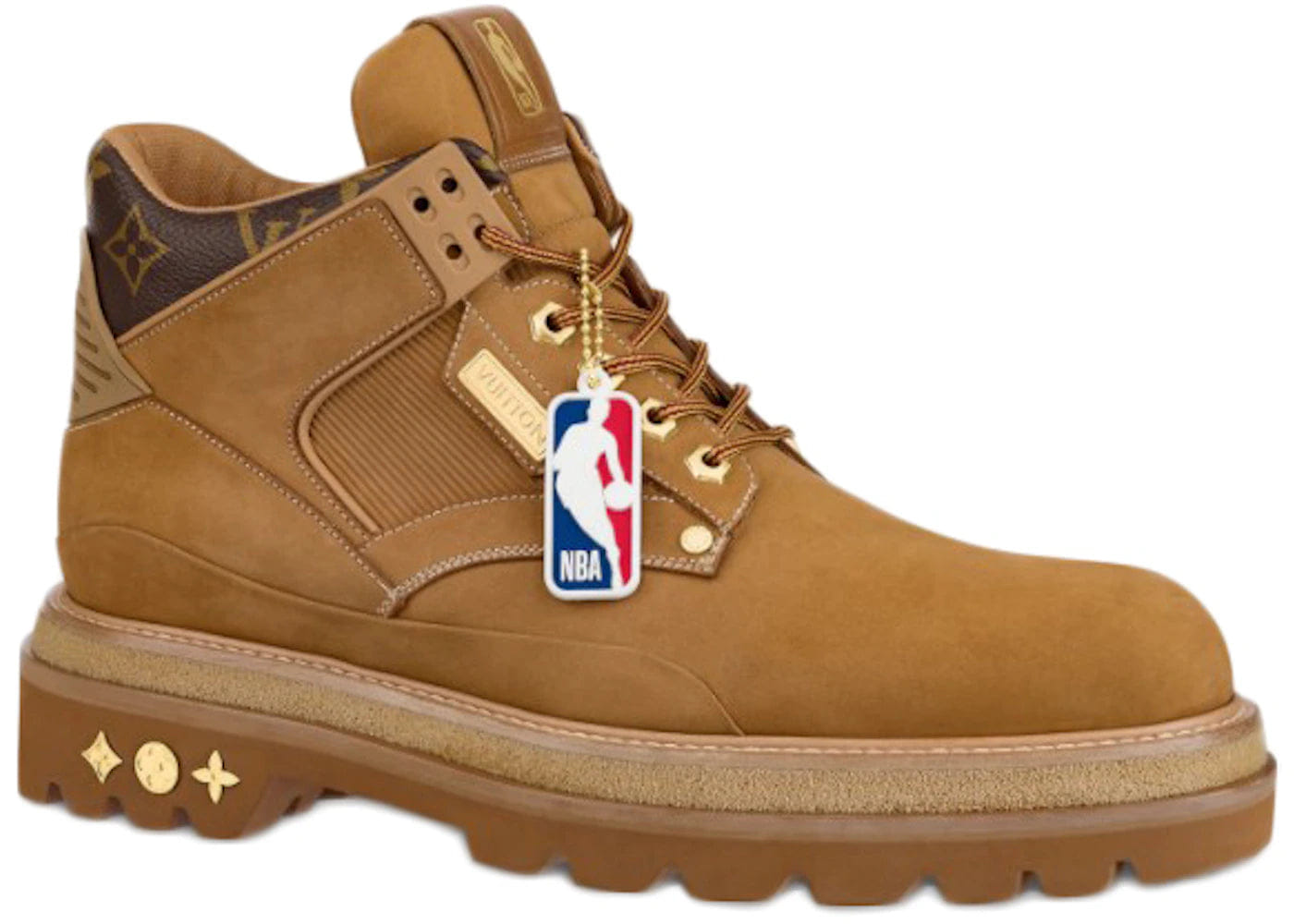 Louis Vuitton X Nba Oberkampf Ankle Boot Beige