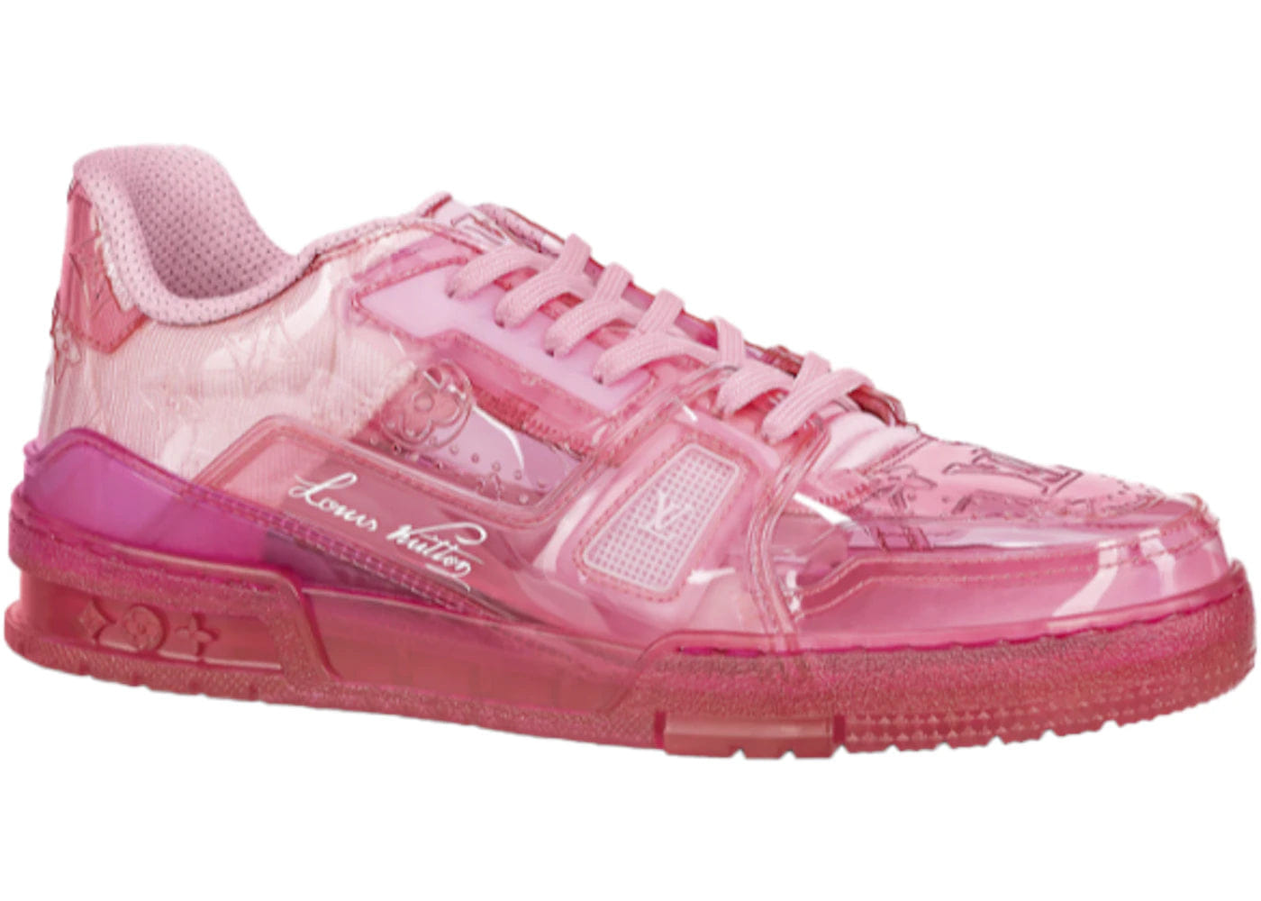 Lv Trainer Fluroescent Pink