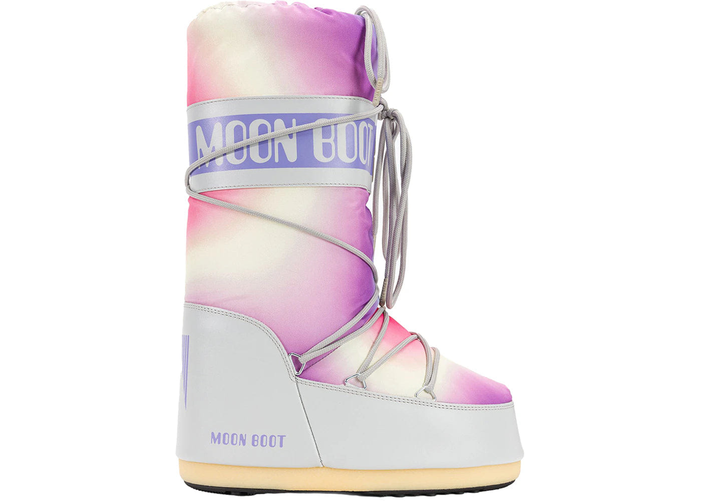 Moon Boot Icon Boot Tie Dye Glacier Grey Womens